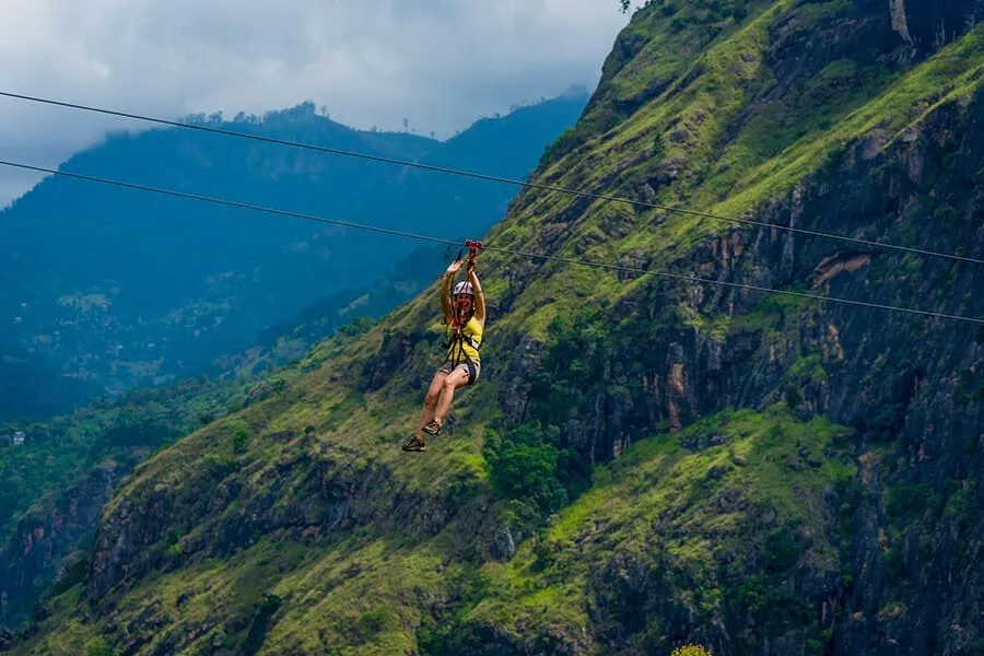 Sri Lanka Zipline Adventure - Ella Rock